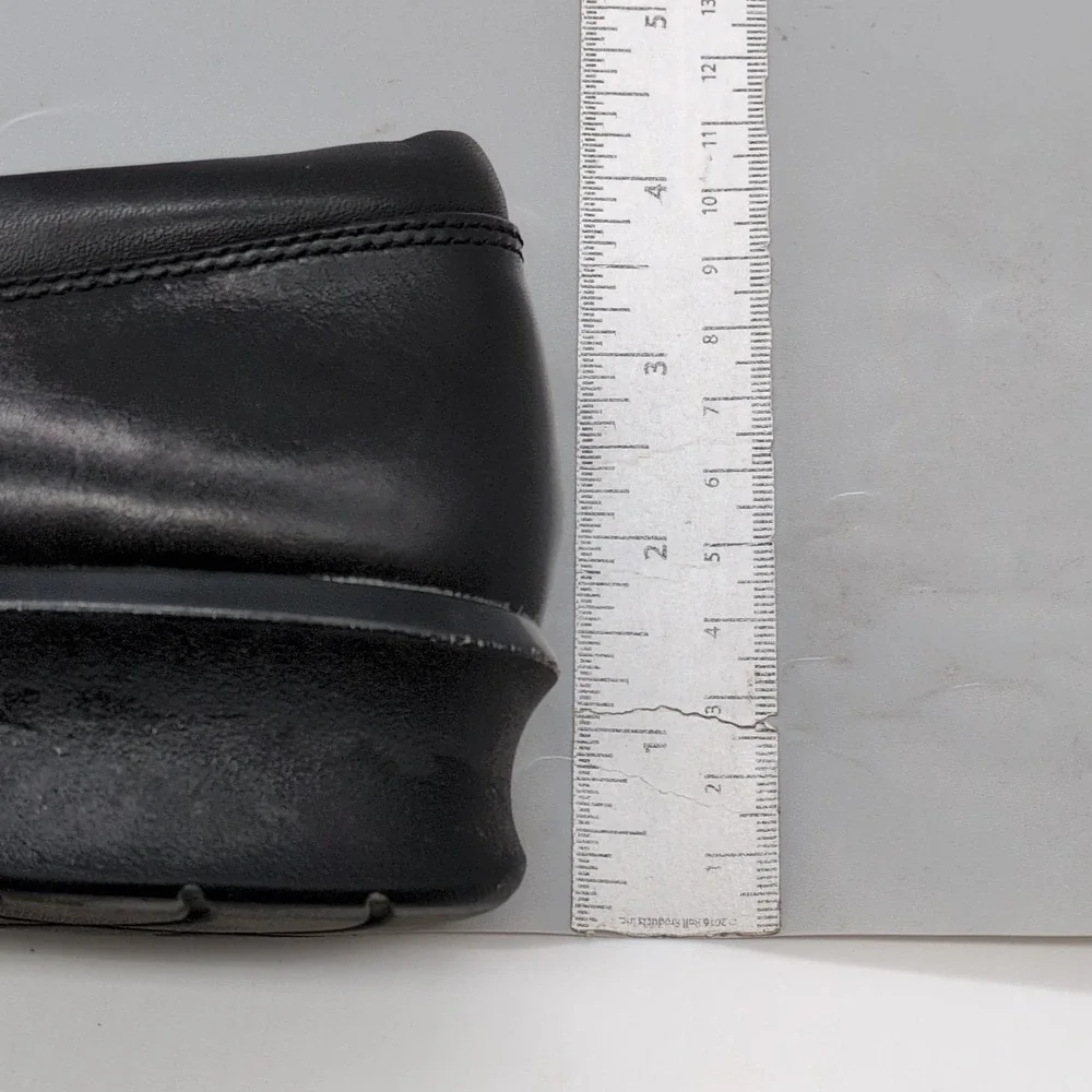 Clarks Collection Shoes Womens Black 8 Leather Loafers Stretch Comfort‎ 21951